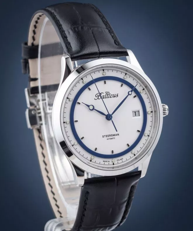 Ceas barbatesc Balticus Steersman Automatic Limited Edition BALSTSWBLU