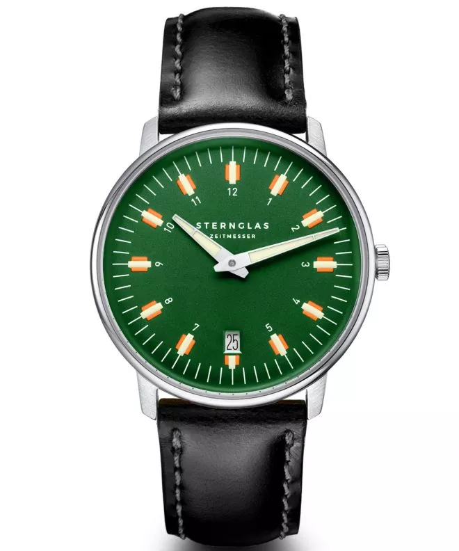 Ceas barbatesc Sternglas Egor Green Silver S01-EG08-BR02
