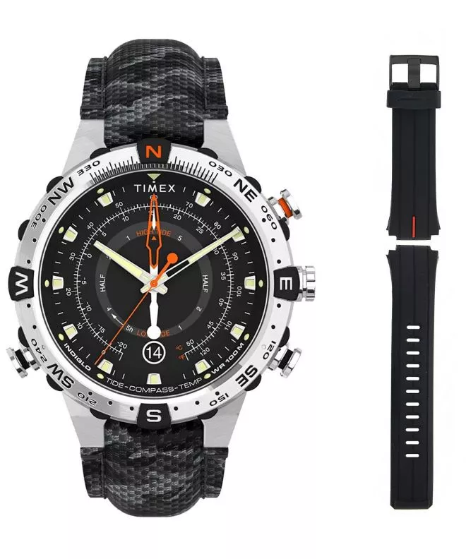 Ceas Barbatesc Timex Expedition Outdoor Tide/Temp/Compass + Dodatkowy pasek Timex TW2V22300A