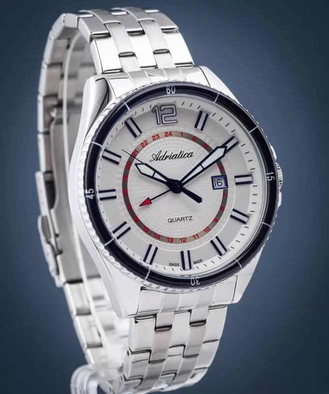 Ceas barbatesc Adriatica GMT A8318.51B3Q