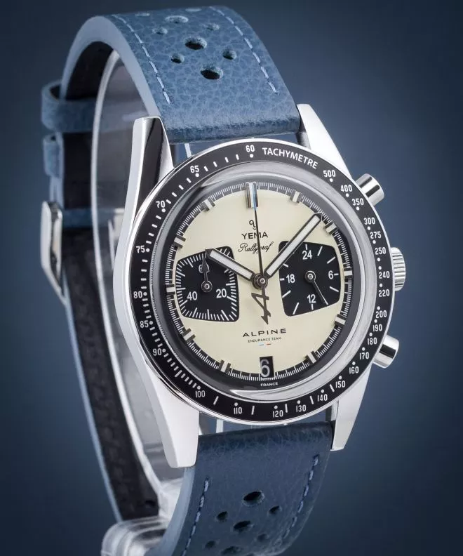 Ceas barbatesc Yema Rallygraf Meca Quartz Alpine Endurance Team YMHF1581ALP-BG