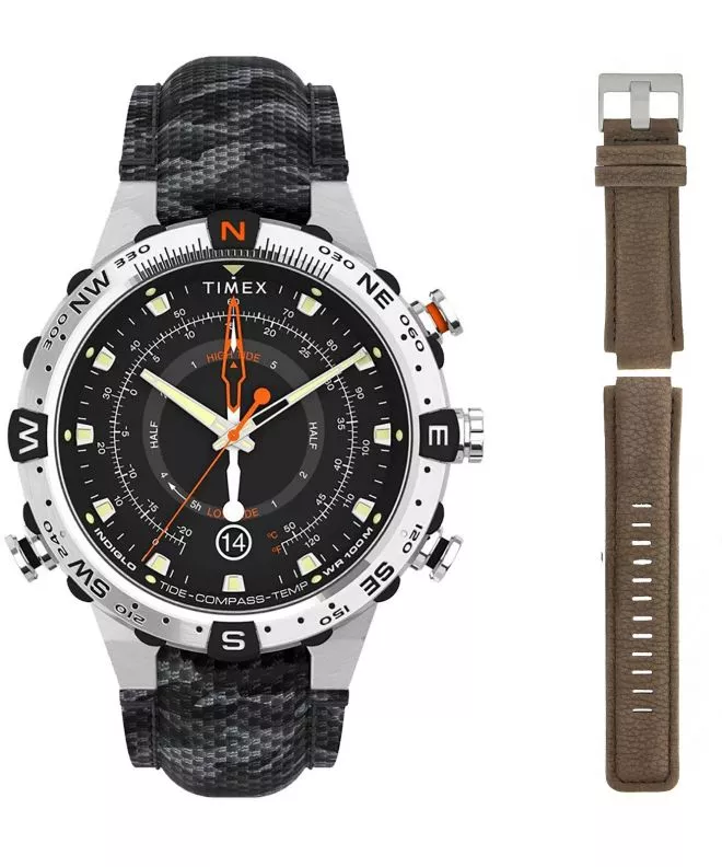 Ceas Barbatesc Timex Expedition Outdoor Tide/Temp/Compass + Dodatkowy pasek Timex TW2V22300B