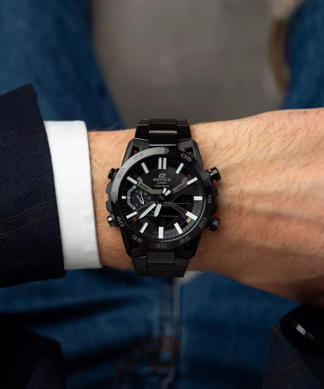 Ceas barbatesc Casio Edifice Bluetooth Sospensione Solar ECB-2000DC-1BEF