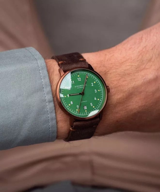 Ceas barbatesc Sternglas Lumatik Automatic Edition Bronze S02-LMR19-VI17