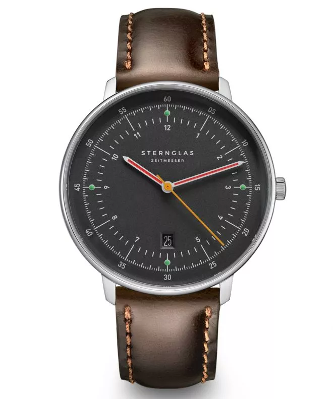 Ceas barbatesc Sternglas Hamburg Neugraphite S01-HH39-BR03