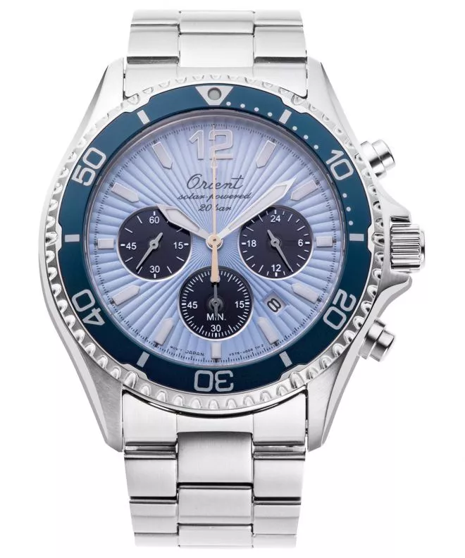 Ceas barbatesc Orient Mako Solar Chronograph 75t Anniversary Limited Edition RA-TX0210L10B