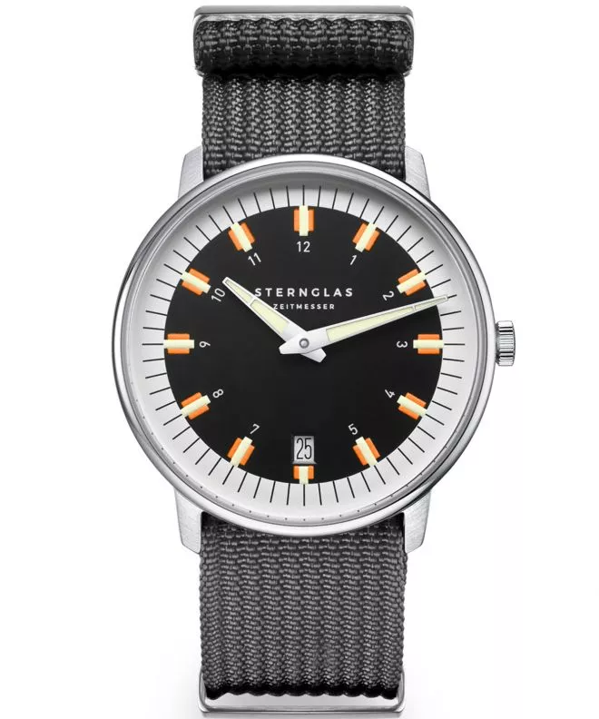 Ceas barbatesc Sternglas Egor Black Silver S01-EG03-FI04