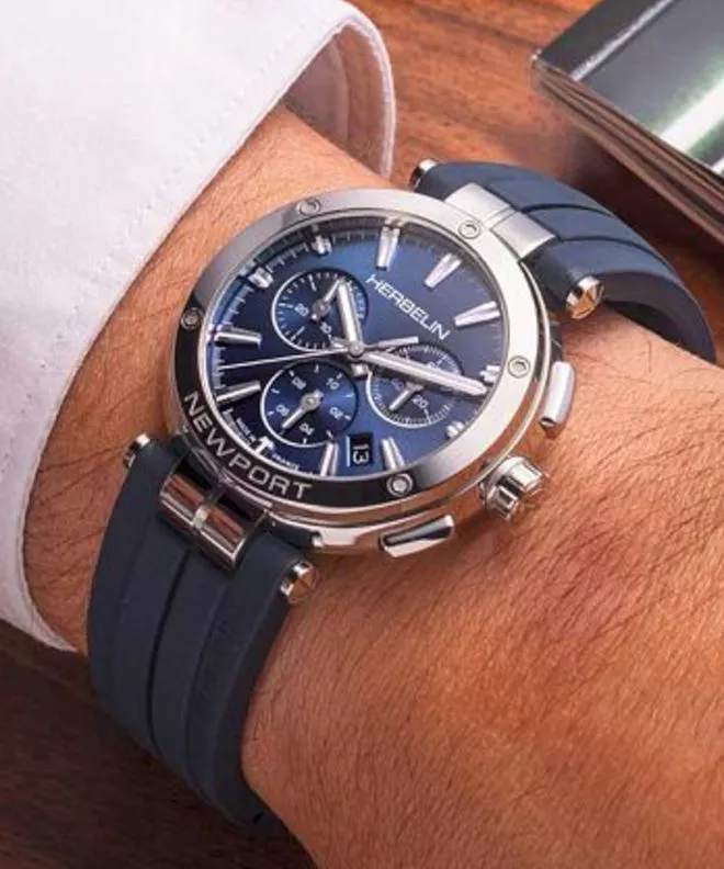 Ceas Barbatesc Herbelin Newport Chronograph 37658AP15CB (37658/AP15CB)