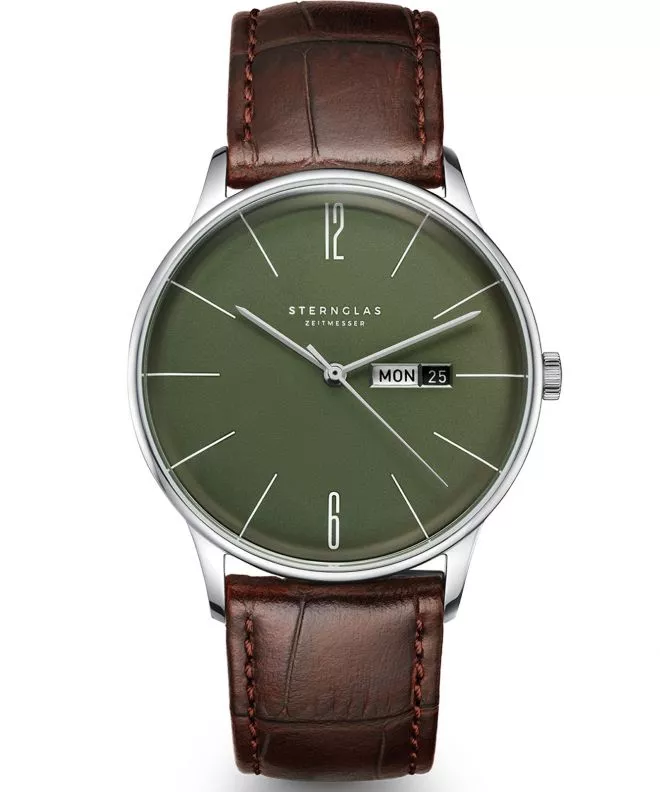 Ceas barbatesc Sternglas Berlin Olive Green S01-BE08-HE05