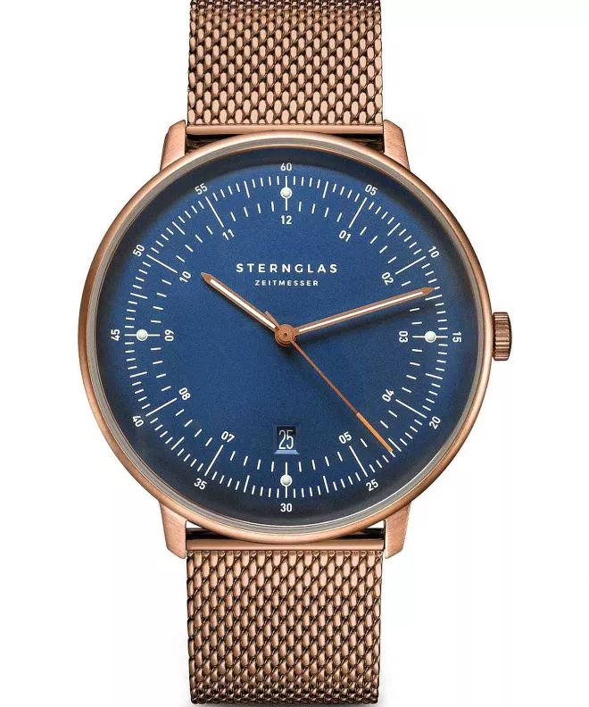 Ceas barbatesc Sternglas Hamburg Dark Blue S01-HH27-MI11