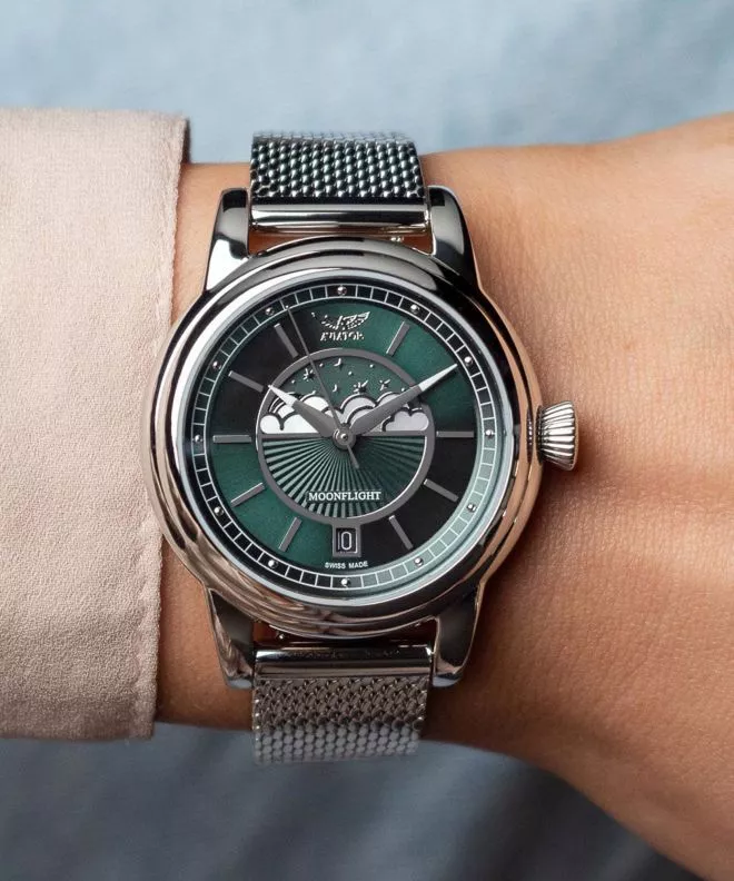 Ceas dama Aviator Douglas Moonflight Limited Edition V.1.33.0.262.5
