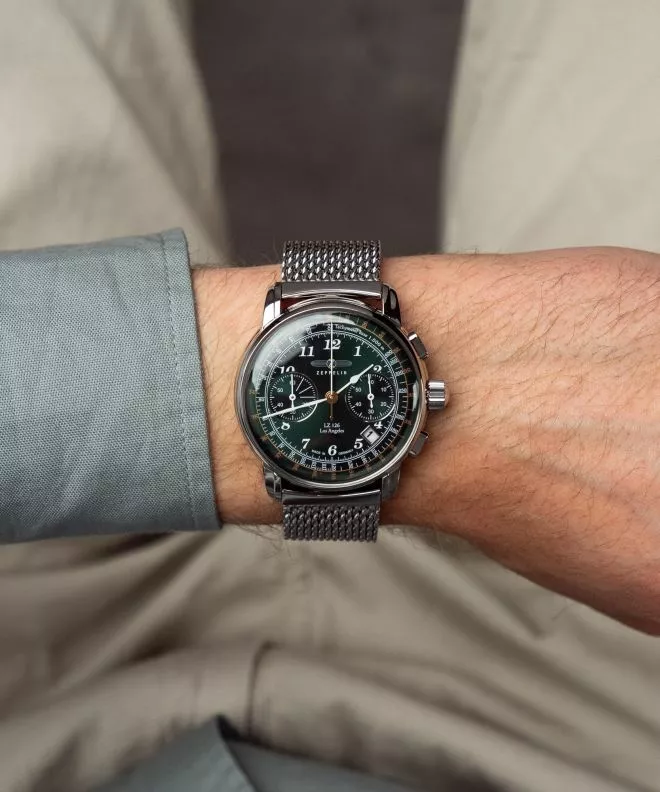 Ceas barbatesc Zeppelin LZ 126 Los Angeles Chronograph 7614M-4
