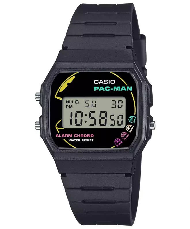 Ceas unisex Casio Timeless Collection x Pac Man F-91WPC-1AER