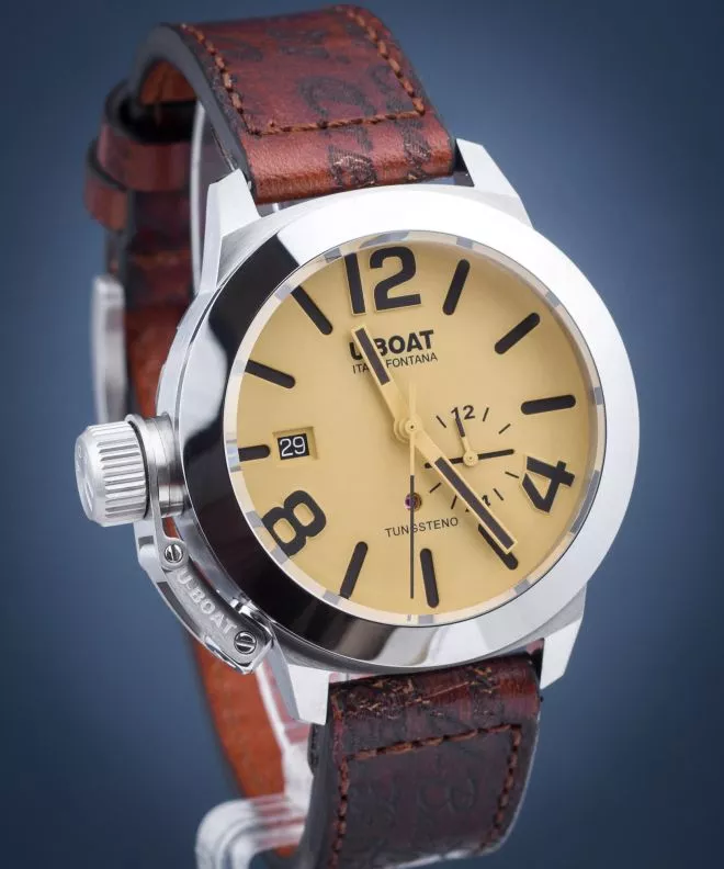Ceas Unisex U-Boat Classico 42 Tungsteno Beige 8892