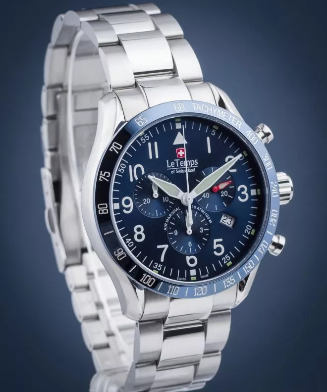 Ceas barbatesc Le Temps Air Marshal Chronograph LT1041.13BS01
