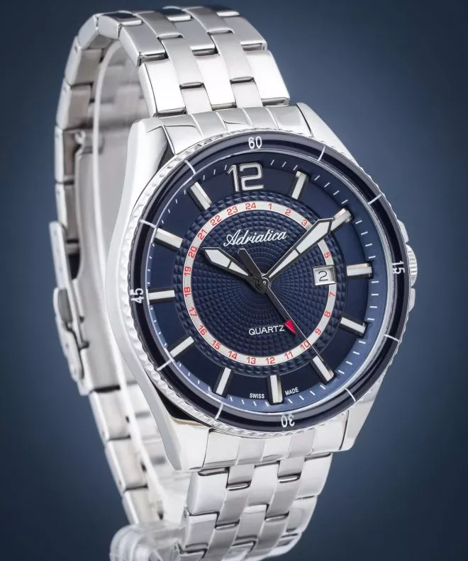 Ceas barbatesc Adriatica GMT A8318.5155Q