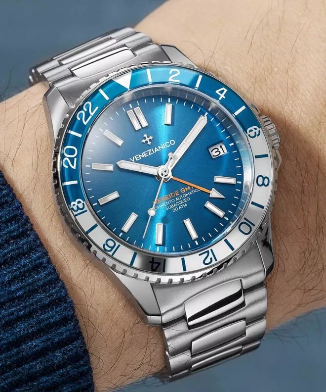Ceas Barbatesc Venezianico Nereide GMT 3521502C
