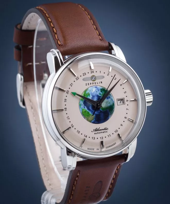 Ceas barbatesc Zeppelin Atlantic Automatic GMT 8468-5