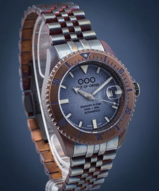 Ceas Unisex Out of Order Swiss Automatico Blue OOO.001-20.BL