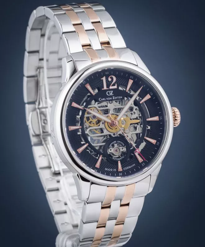 Ceas barbatesc Carl von Zeyten Schramberg Skeleton Automatic Limited Edition CVZ0080BKRM