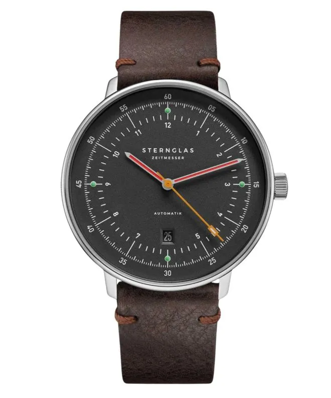 Ceas barbatesc Sternglas Hamburg Neugraphit Automatic S02-HH39-VI11