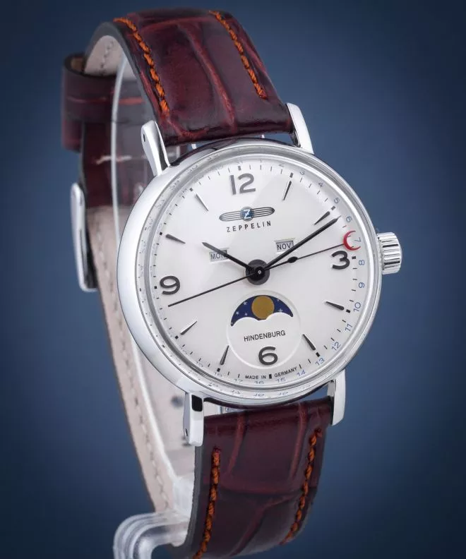 Ceas Dama Zeppelin Hindenburg Moonphase Lady 8077-5