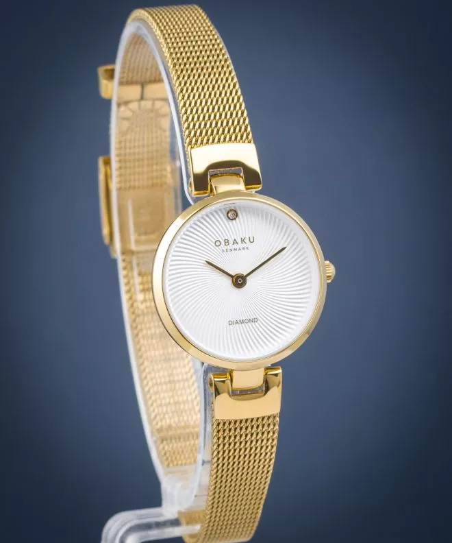 Ceas dama Obaku Diamant Petite Gold V256SXGIMG