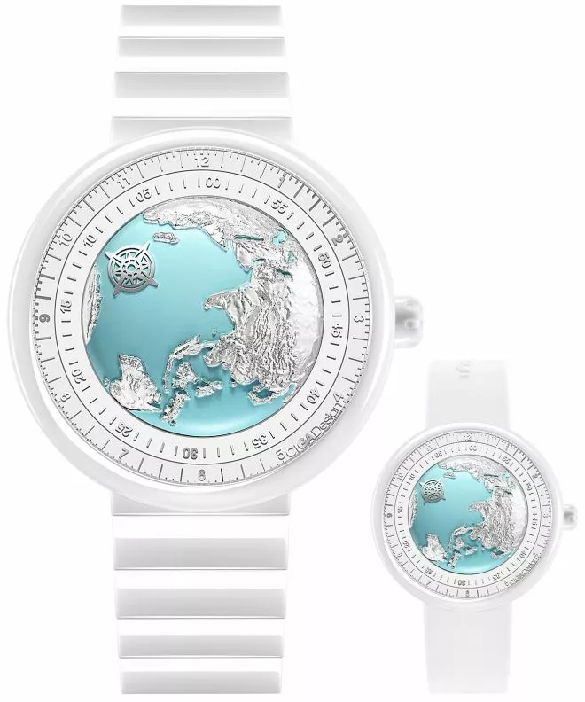 Ceas dama Ciga Design U Series Blue Planet-ICE AGE SET U032-WU01-W5W7W