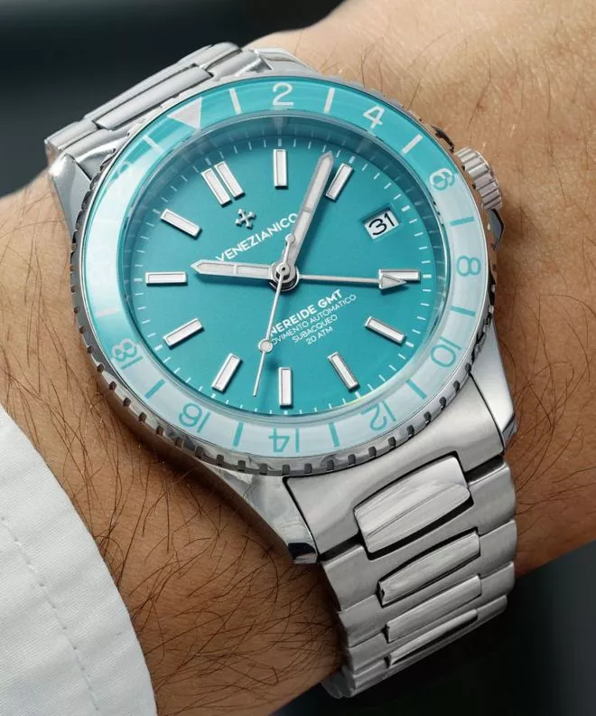 Ceas barbatesc Venezianico Nereide GMT Cielo 3521505C
