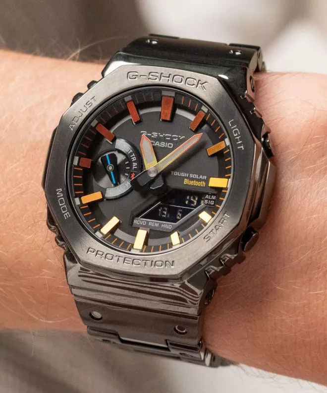 Ceas barbatesc Casio G-Shock Octagon Classic Full Metal GM-B2100BPC-1AER