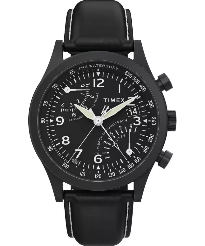 Ceas barbatesc Timex Waterbury Traditional Fly Back Chronograph TW2W48000