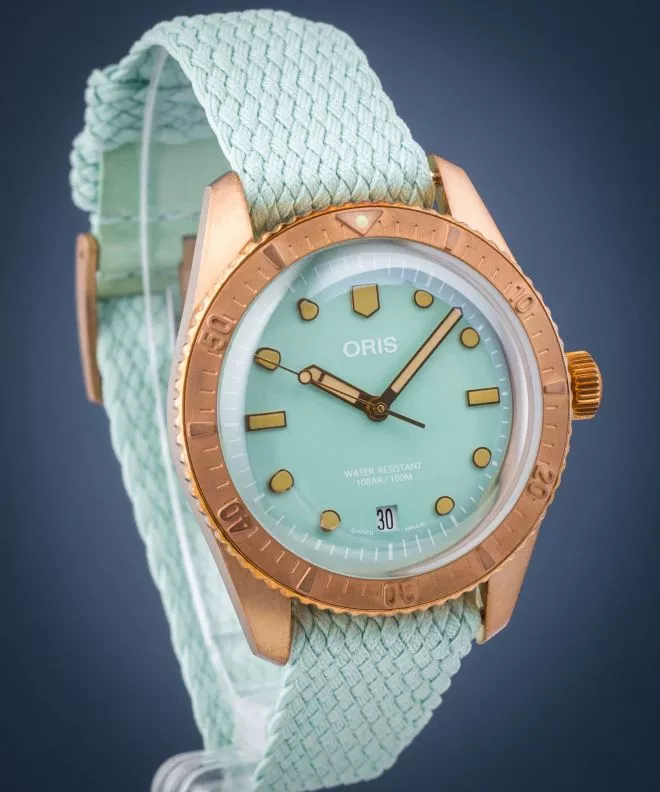 Ceas unisex Oris Divers Sixty-Five Cotton Candy 01 733 7771 3157-07 3 19 03BR