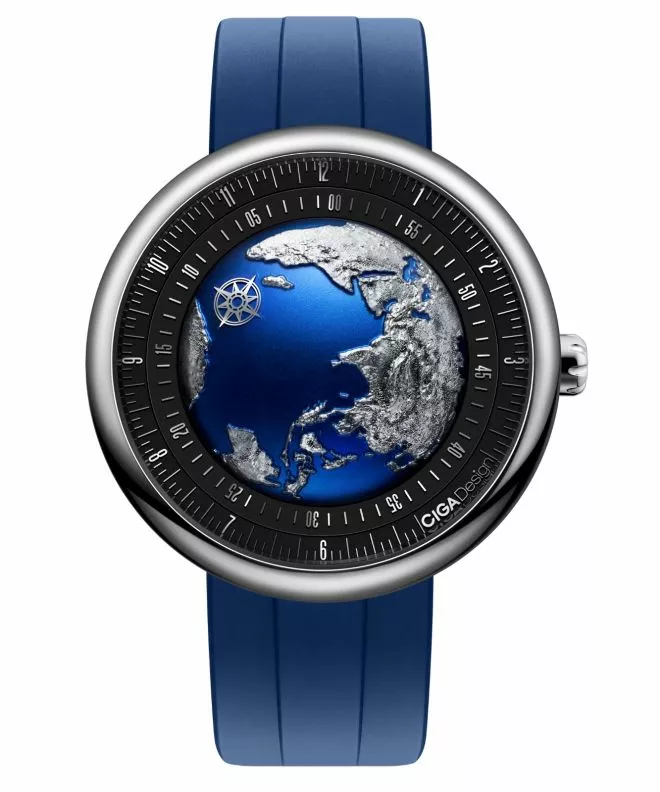 Ceas Barbatesc Ciga Design Blue Planet GPHG 2021 Titanium U033-TU02-W6U