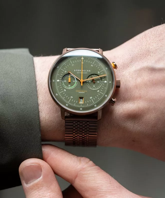 Ceas barbatesc Sternglas Hamburg Mecha-Quartz Chrono S01-HC35-ME10