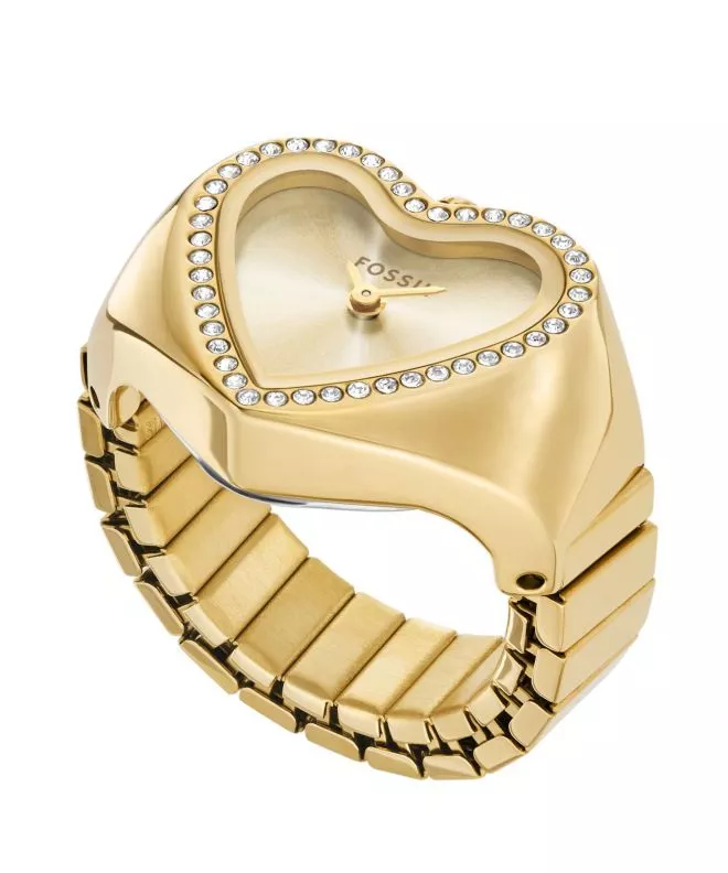 Ceas dama Fossil Heart Watch Ring ES5407