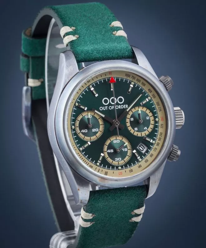 Ceas barbatesc Out of Order Royal Green Sporty Cronografo OOO.001-23.VE.VE