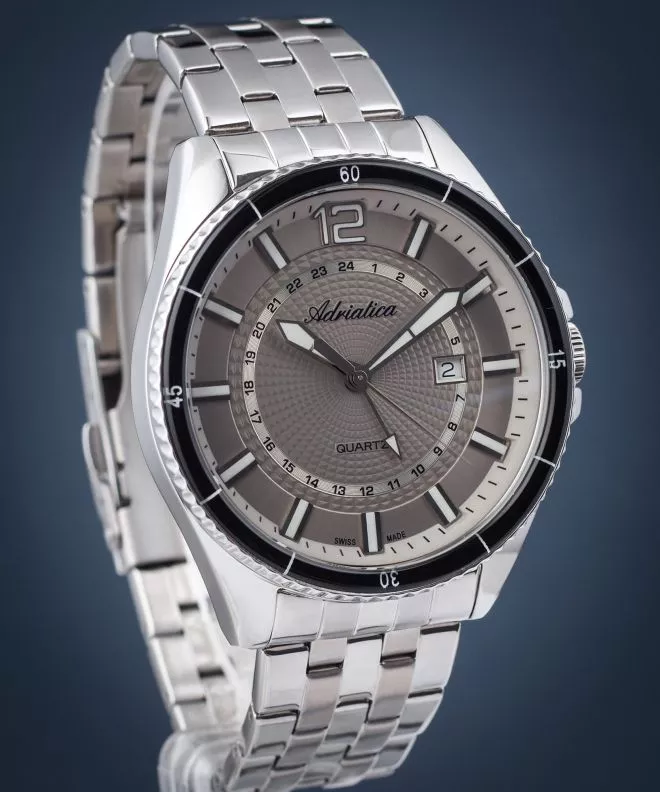 Ceas barbatesc Adriatica GMT A8318.5157Q
