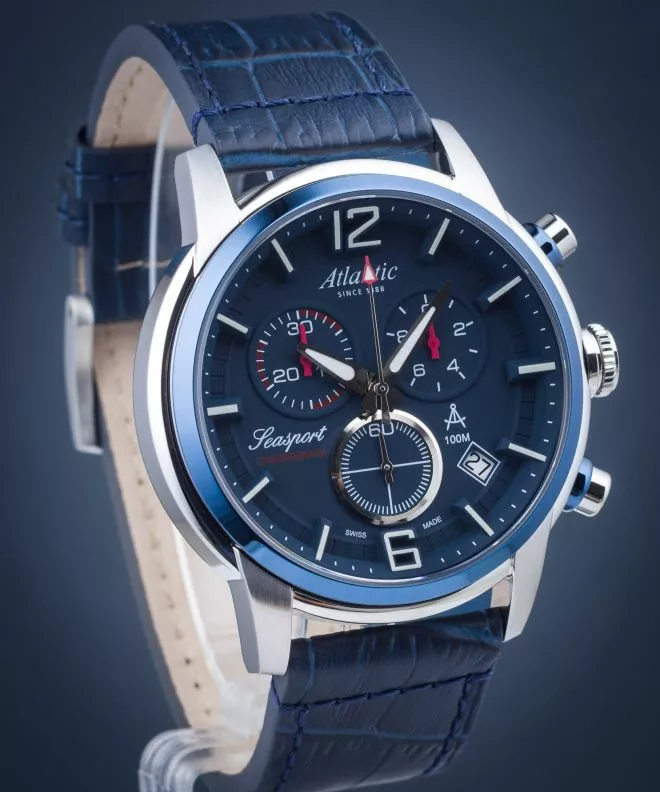 Ceas Barbatesc Atlantic Seasport Chronograph 87461.47.55