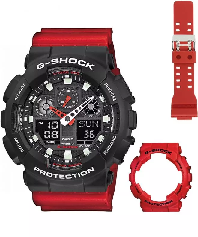 Ceas barbatesc Casio G-Shock GA-100 Original Set GA-100B-Set103
