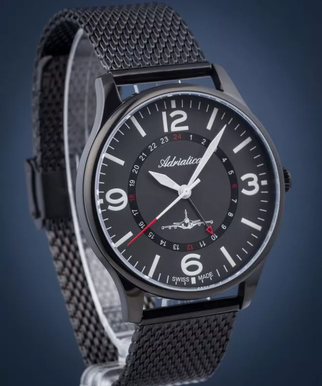 Ceas Barbatesc Adriatica Aviator A8266.B157Q