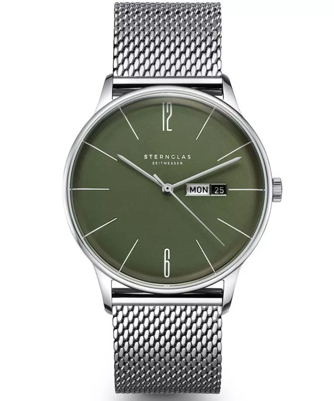Ceas barbatesc Sternglas Berlin Olive Green S01-BE08-MI04