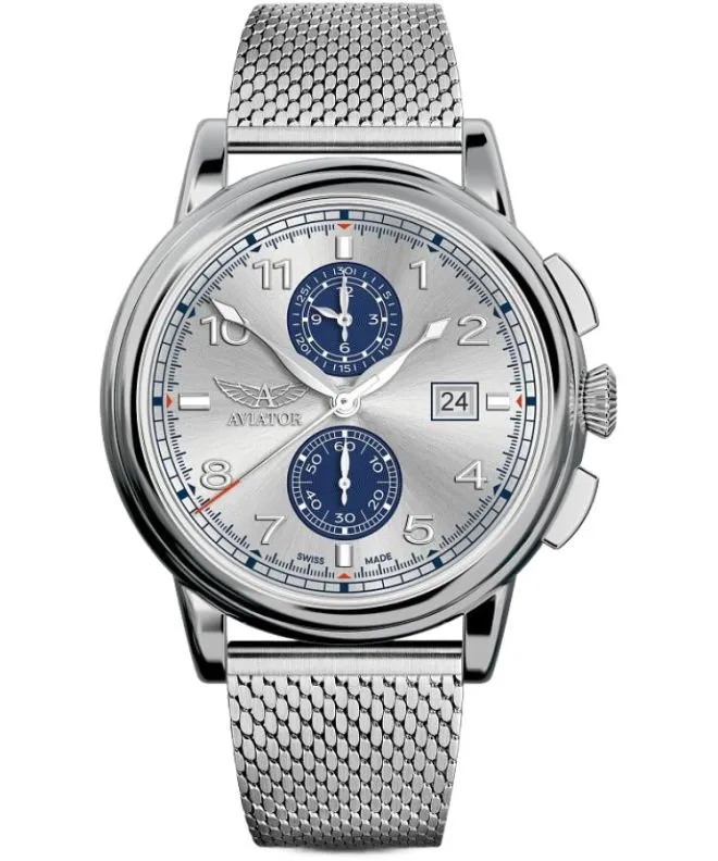 Ceas barbatesc Aviator Douglas DC-3 Chronograph Limited Edition V.2.45.0.413.5