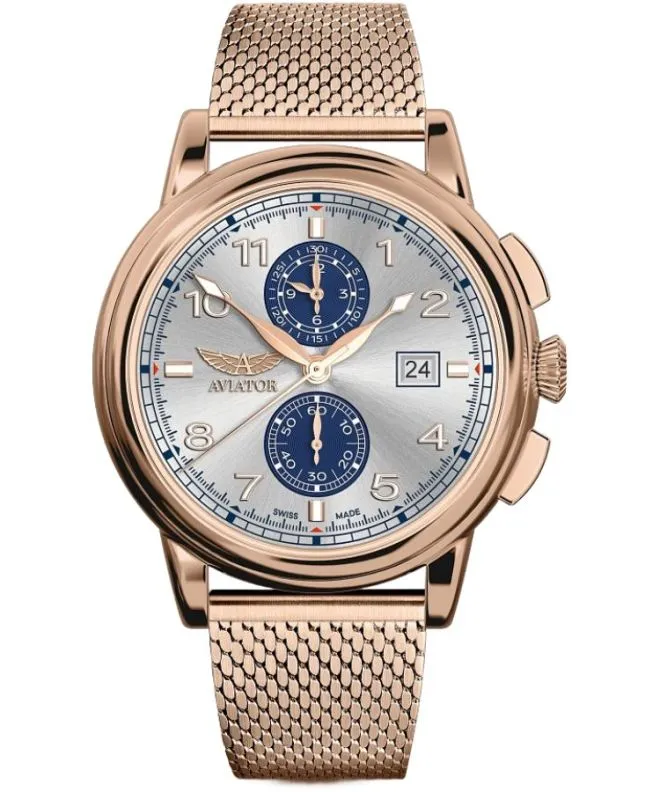 Ceas barbatesc Aviator Douglas DC-3 Chronograph Limited Edition V.2.45.2.414.5