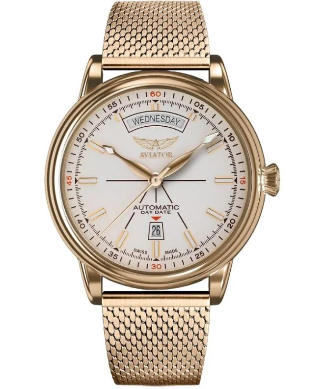 Ceas barbatesc Aviator Douglas Day-Date Automatic Limited Edition V.3.20.1.147.5