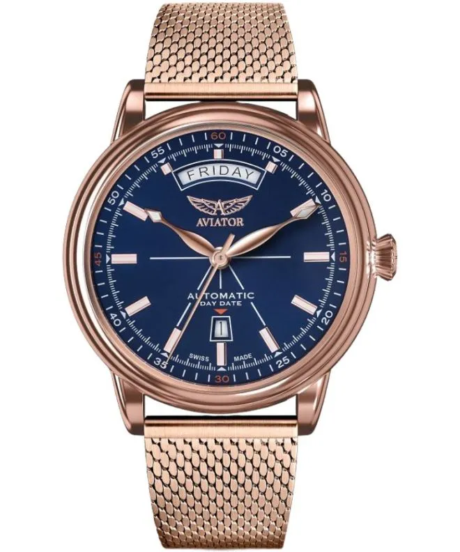 Ceas barbatesc Aviator Douglas Day-Date Automatic Limited Edition V.3.20.2.225.5