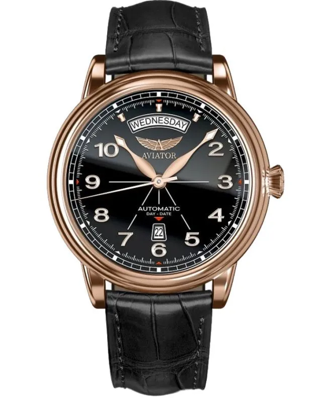 Ceas barbatesc Aviator Douglas DC-3 Day-Date Automatic Limited Edition V.3.44.2.398.4