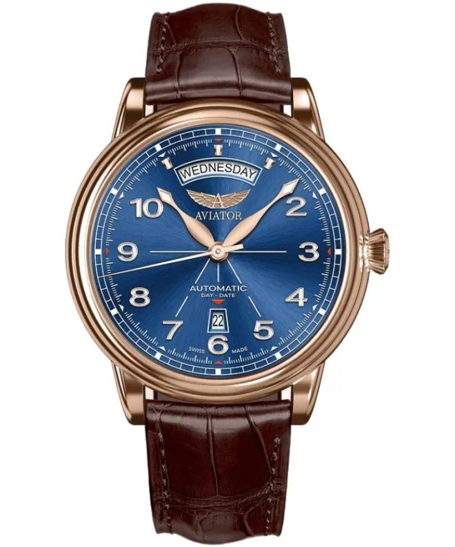 Ceas barbatesc Aviator Douglas DC-3 Day-Date Automatic Limited Edition V.3.44.2.402.0