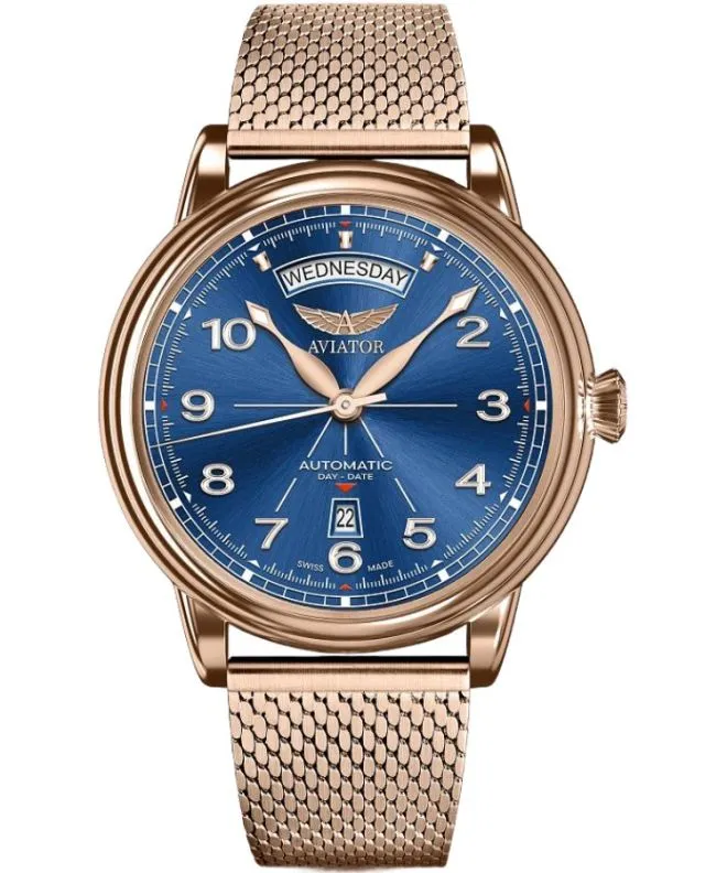 Ceas barbatesc Aviator Douglas DC-3 Day-Date Automatic Limited Edition V.3.44.2.402.5