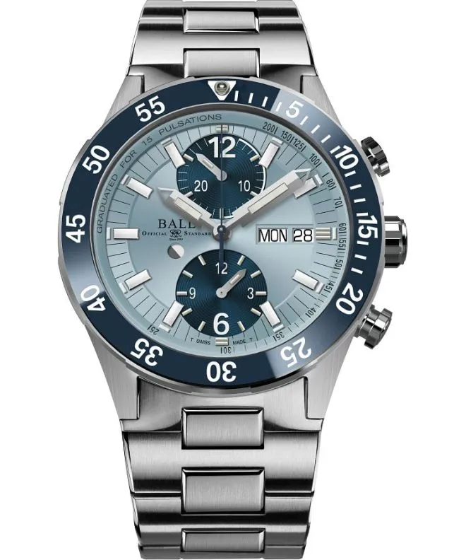 Ceas barbatesc Ball Roadmaster Rescue Automatic Titanium Chronograph Limited Edition DC3030C-S3-IBEBE