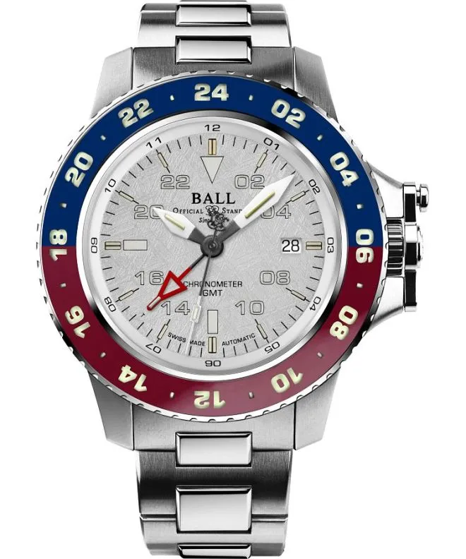 Ceas barbatesc Ball Hydrocarbon AeroGMT II Meteorite Automatic Limited Edition DG2118C-S20C-MSL